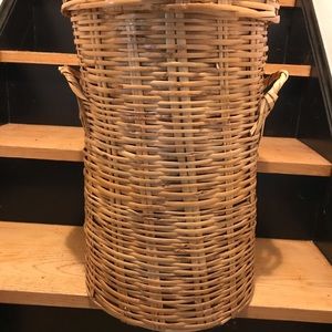 Vintage laundry storage basket